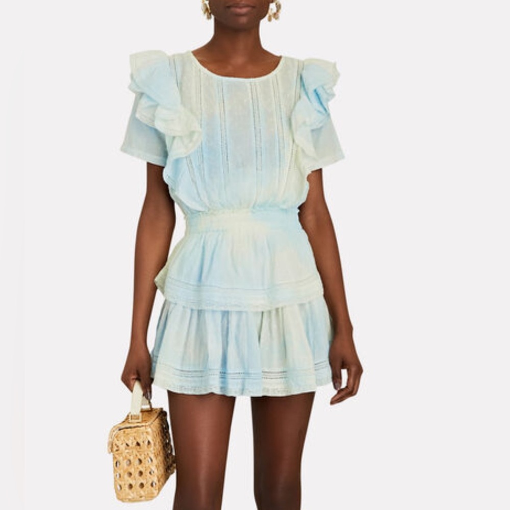 Loveshackfancy Natasha Ruffle Mini Dress - Picture 2 of 13